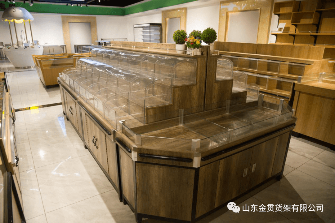 supermarket display shelves